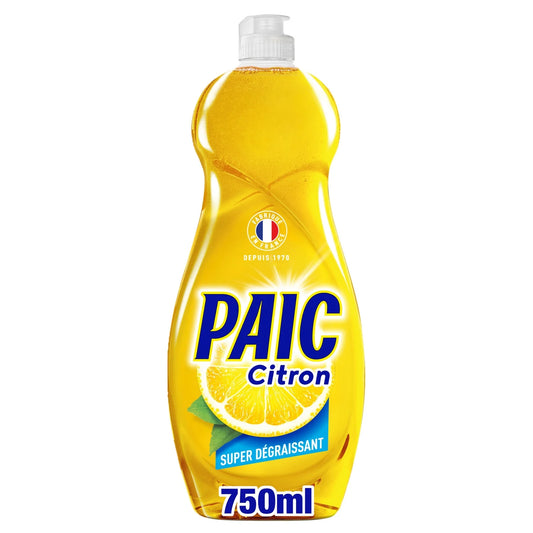 Liquide vaiselle 750ml Citron PAIC Kafinashop