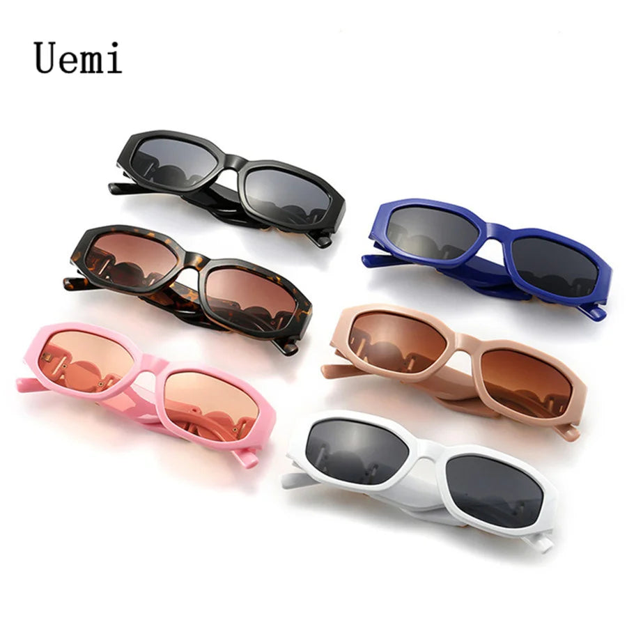 Retro Square Sunglasses For Women Men Vintage Small Frame Fashion Luxury Designer Sun Glasses UV400 Eyewear Trending Products Kafinashop