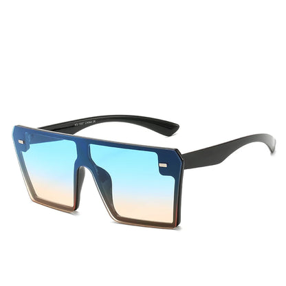 New Top Oversize Square Sunglasses Women Fashion Retro Gradient Sun Glasses 2020 Men Blue Big Frame Vintage Eyewear UV400 Kafinashop