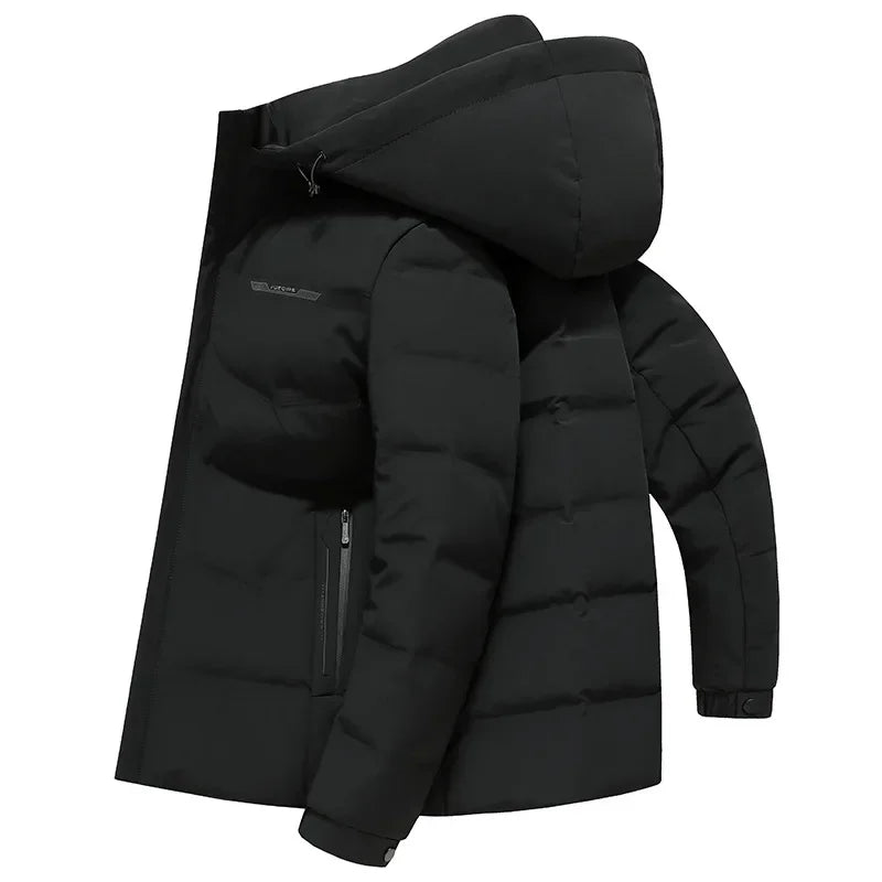 Down Jacket Men's Winter Short Style Cold Resistant Thickened, Casual and Warm Kafinashop