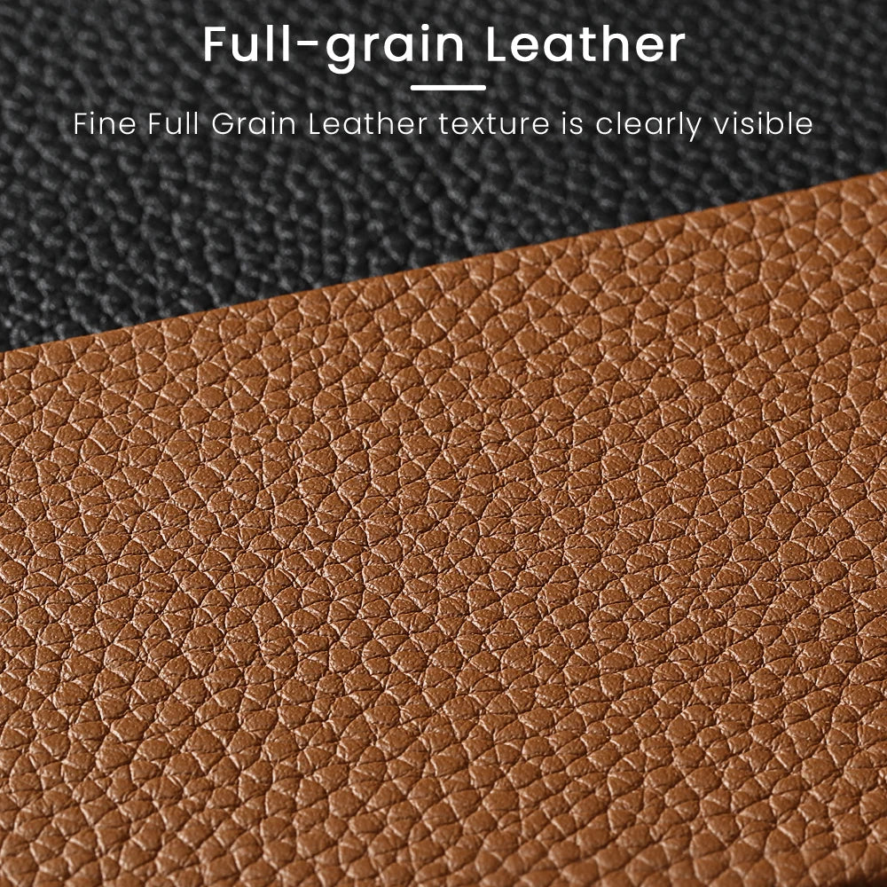 Luxury Genuine Cowhide Leather Phone Case for iPhone 15 13 14 Pro Max 15Pro 14Pro 12 Pro Max Shockproof Back Cover Kafinashop