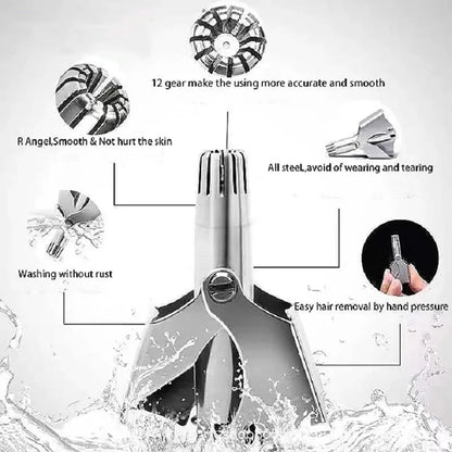 Nose Hair Trimmer For Men And Women With No Noise Washable Manual Nasal Hair Trimmer триммер для носа aparador de pêlos do nariz Kafinashop