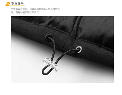 Men's padded jacket windproof winter clothing men's padded clothing men's youth trendy brand warm trendy men's padded clothing Kafinashop