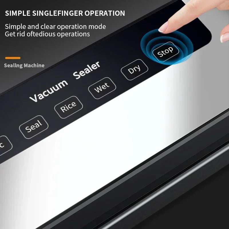 Electric Vacuum Sealer Packaging Machine Kitchen Food Saver Bags Commercial Vacuum Food 30cm Sealing for Home Packaging Supplies Kafinashop