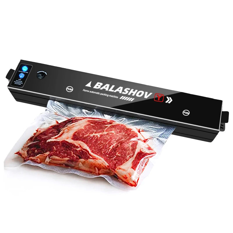 Food Vacuum Sealer Sealing Film Small Packaging Machine Household Heat Sealer Plastic Bag Packer Sealer Home Kitchen EU Plug Kafinashop