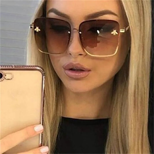 2024 Woman Luxury Brand Designer Fashion Unisex Sunglasses High Quality Sun Glasses Eyewear Ladies Female Glasses Kafinashop