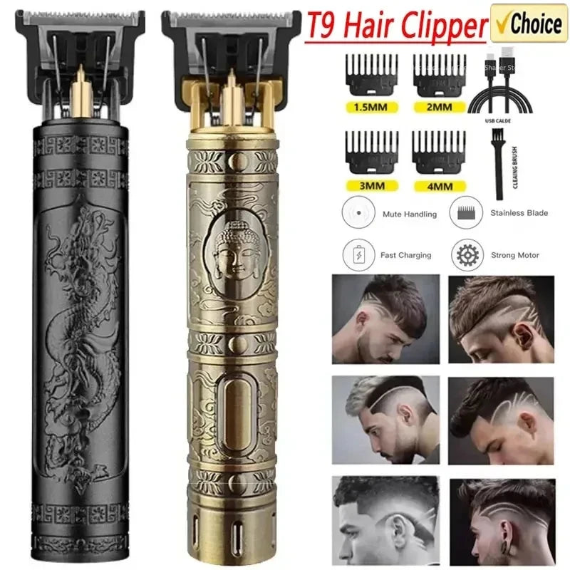 T9 Hair Clipper Beard Shaving Body Hair Trimmer Clippers Electric Hair Cutting Machine Professional Barber Men Trimmer Shaver Kafinashop