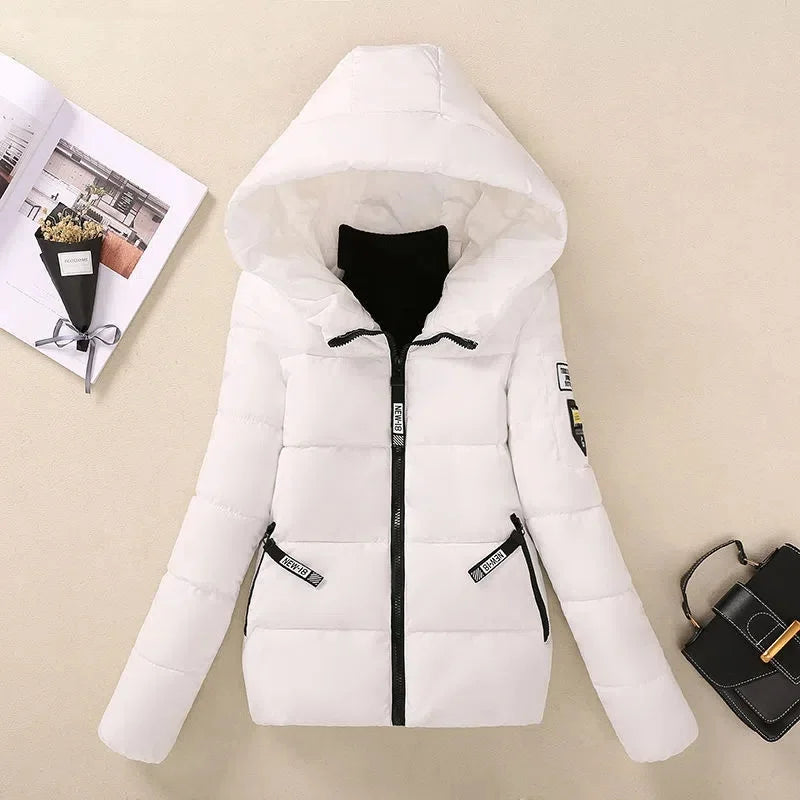 New Winter Jacket Women Parkas Hooded Short Coats Female Parka Warm Thicken Jacket Korean Loose Cotton Padded Outwear Kafinashop