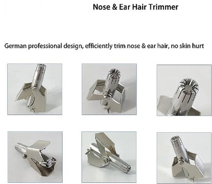 Nose Hair Removal Trimmer For Men Manual Stainless Steel Washing Portable Nose Hair Trimmer триммер для носа Trimmer For Nose Kafinashop