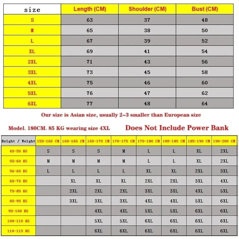 Super Sale 21 HEATING ZONES Heated Vest Men Women Heated Jacket Winter Warm Usb Self Heating Thermal Vest Heating Down Jacket Kafinashop