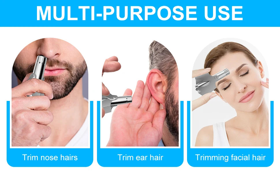 Nose Hair Trimmer For Men And Women With No Noise Washable Manual Nasal Hair Trimmer триммер для носа aparador de pêlos do nariz Kafinashop