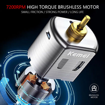 Kemei KM-2299 Hair Trimmer Machine Men's Haircut Machine Hair Clipper Professional Cutter Hair Cutting Machine Clipper Kafinashop