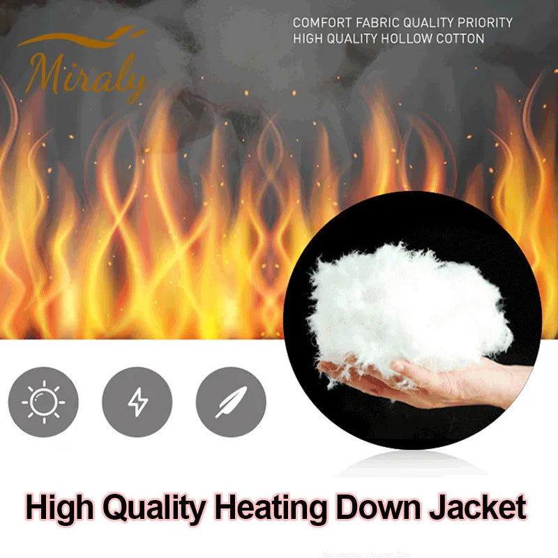 Super Sale 21 HEATING ZONES Heated Vest Men Women Heated Jacket Winter Warm Usb Self Heating Thermal Vest Heating Down Jacket Kafinashop