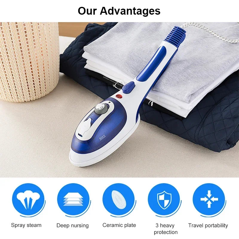 Steam Iron Handheld Garment Steamer Clothes Electric Steam Iron High Quality Portable Traveling Clothes Steamer 110V US-220V EU Ma boutique