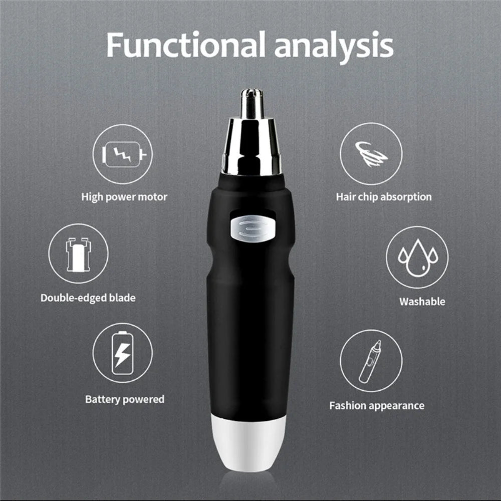 XiaoMi Electric Nose Hair Trimmer Ear Face Eyebrow Hair Clean Trimmer House Home Men Women Nose Hair Nose Remover Face Care Kit Kafinashop