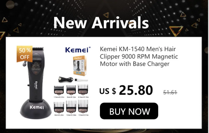 Kemei KM-2299 Hair Trimmer Machine Men's Haircut Machine Hair Clipper Professional Cutter Hair Cutting Machine Clipper Kafinashop