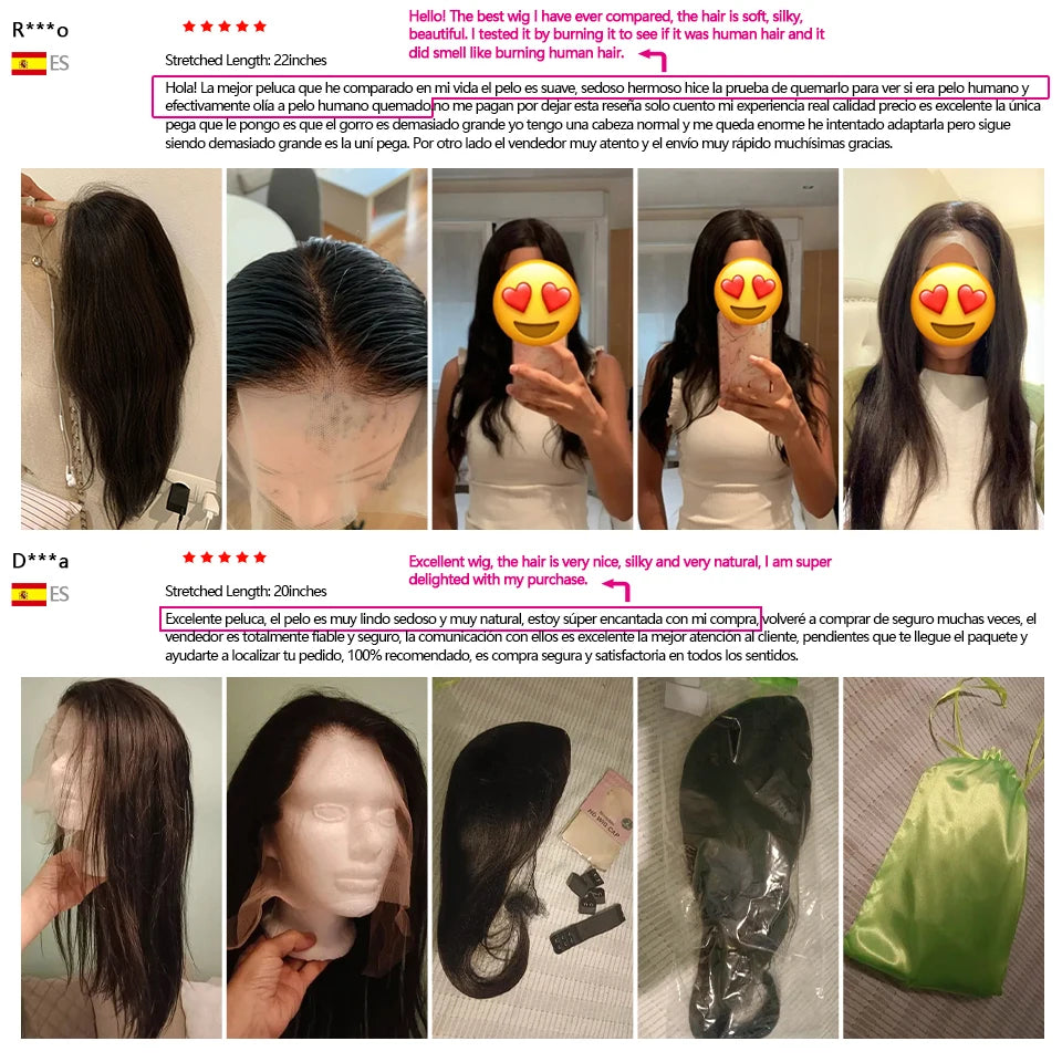 13x4 Perruques Lace Frontal Humain Hair 26 Pouces Lisse Perruque Lace Transparente Perruque Bresilienne Cheveux Naturel Humain 100% Perruques Cheveux Humains Brésiliens Solde Perruque Femme Livraison 3 Jour France Ma boutique