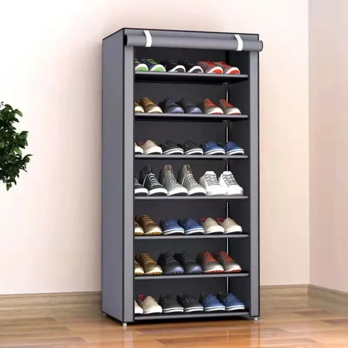 Dustproof Shoe Storage Rack Organizer Multilayer Nonwoven Shoes Storage Cabinet Home Hallway Space-saving Cabinets Shoe Shelf Ma boutique