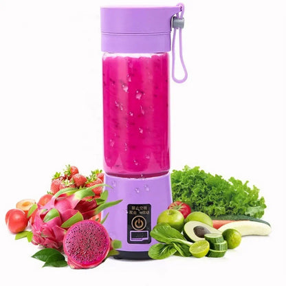 380ml  Portable Electric Fruit Juicer Home USB Rechargeable Smoothie Maker Blenders Machine Sports Bottle JuicingCup Ma boutique