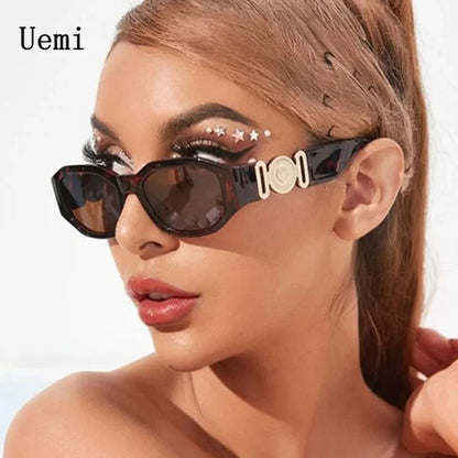 Retro Square Sunglasses For Women Men Vintage Small Frame Fashion Luxury Designer Sun Glasses UV400 Eyewear Trending Products Kafinashop