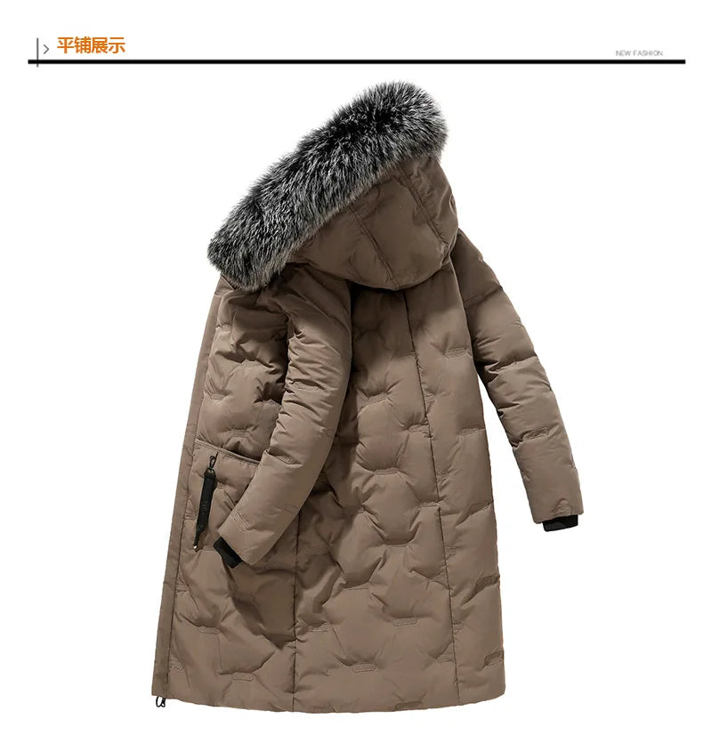 Men's Winter Jacket New Winter Cotton Coat Men's Long Section Trend Youth Handsome Camouflage Clothes Casual Jacket Kafinashop