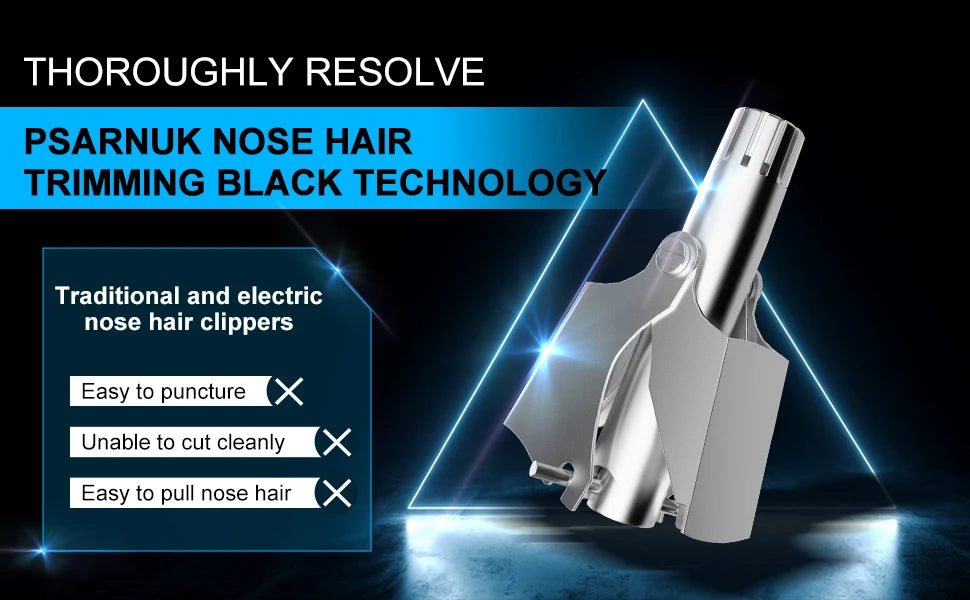 Nose Hair Trimmer For Men And Women With No Noise Washable Manual Nasal Hair Trimmer триммер для носа aparador de pêlos do nariz Kafinashop