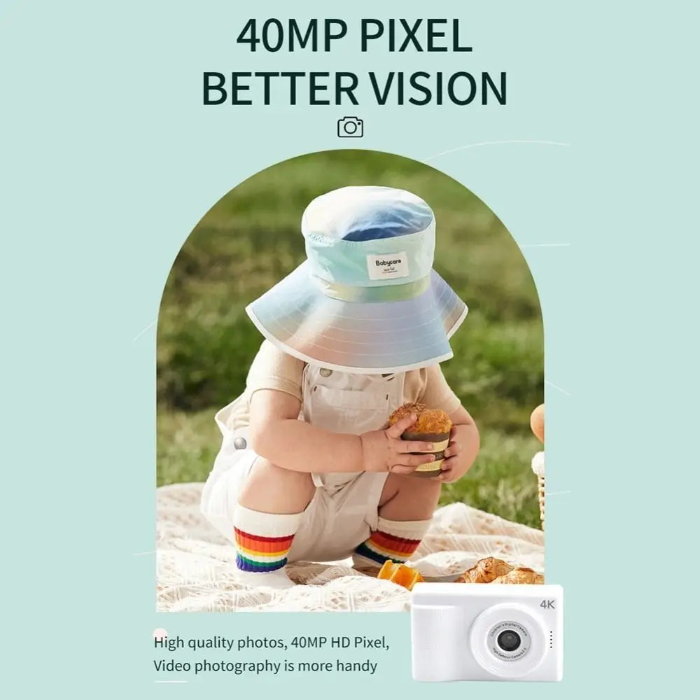 Mini Kids Camera Portable 2.4 Inch Screen High-Definition Digital Camera Selfie Camera Kafinashop