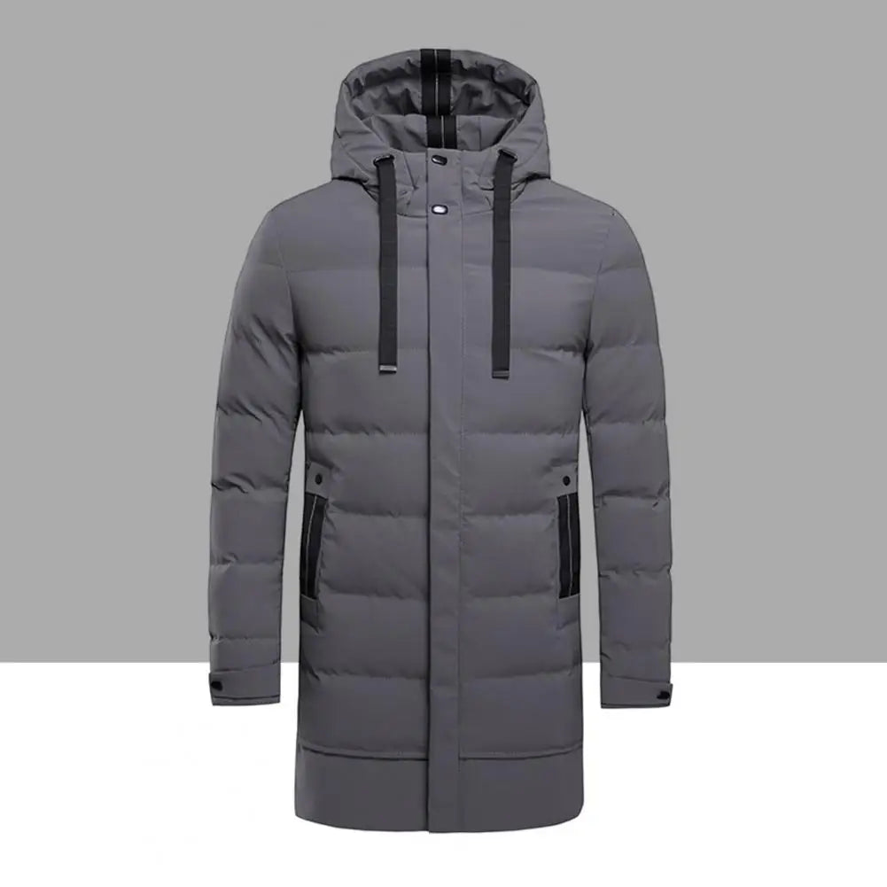 Hot Sale long Cotton Padded Jacket for Men Warm Winter Casual Coats Men Fashion Clothing Down Jacket Kafinashop