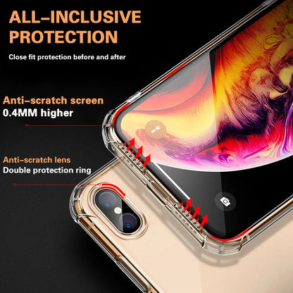 Full Protect Phone Case Shockproof Silicone For iPhone 15 14 X Xr Xs Max 12 11 Pro Max 8 7 6s Plus SE 2022 Silicone 2023 Cover Kafinashop