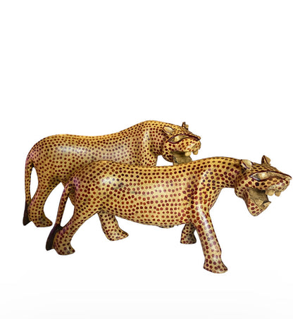 Leopard en bois Ma boutique